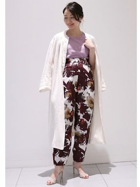 「Noble（ノーブル）のアイテム（その他アウター）」を使った、miyuuさん（レディース・158cm）の春コーディネート