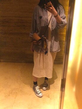 「CDG（シーディージー）のアイテム（シャツ/ブラウス）」を使った、dordor4everさん（レディース・161cm）の秋コーディネート