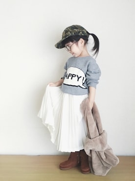 accaさん（キッズ・90cm）の秋コーディネート