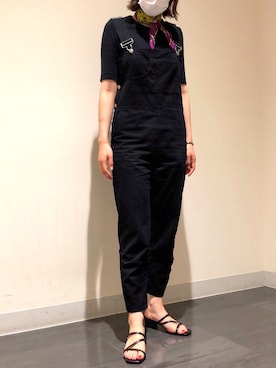 「ナローサンダル」｜oitaさん（レディース・163cm）の夏コーディネート