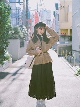 KIMMY.LCさん（レディース・168cm）の冬コーディネート
