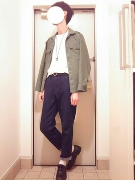 しまひろさん(メンズ・180cm)の春コーディネート