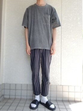 しまひろさん(メンズ・180cm)の夏コーディネート