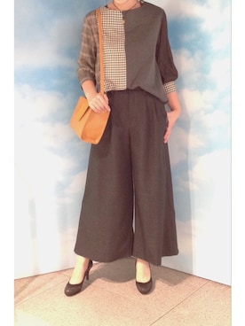「RAW FUDGE（ローファッジ）のアイテム」を使った、すぎもっちゃん*さん（レディース・171cm）の秋コーディネート
