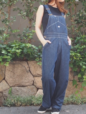 「アイテム（サロペット/オーバーオール）」を使った、すぎもっちゃん*さん（レディース・170cm・20代）の夏コーディネート