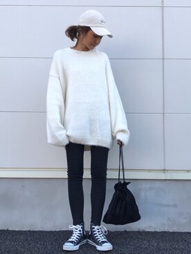 「SHIPS（シップス）のChampion(チャンピオン): SHIPS AUTHENTIC PRODUCTS 別注 LOWキャップ■（キャップ）」を使った、kayoさん（レディース・164cm）の秋コーディネート