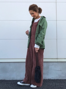 「THE SHINZONE（ザ　シンゾーン）のアイテム（ジャケット/アウター）」を使った、kayoさん（レディース・164cm）の冬コーディネート