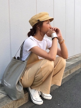 「ROLLA'S（ローラス）のアイテム」を使った、kayoさん（レディース・164cm）の春コーディネート