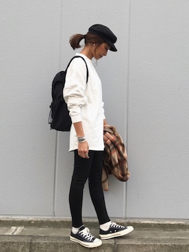 「YA-YA（ヤヤ）のアイテム」を使った、kayoさん（レディース・164cm）の秋コーディネート