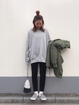 「THE SHINZONE（ザ　シンゾーン）のアイテム（ジャケット/アウター）」を使った、kayoさん（レディース・164cm）の冬コーディネート