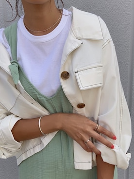 「Bonappetit（ボナペティ）のアイテム」を使った、kayoさん（レディース・164cm）の夏コーディネート