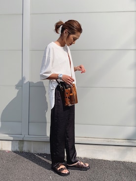「UNITED TOKYO（ユナイテッドトウキョウ）のアイテム」を使った、kayoさん（レディース・164cm）の夏コーディネート