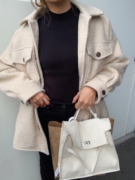 「RED CHOP WORKS（レッドチョップワークス）のアイテム（ジャケット/アウター）」を使った、kayoさん（レディース・164cm）の秋コーディネート
