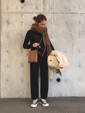 「RED CHOP WORKS（レッドチョップワークス）のアイテム（ジャケット/アウター）」を使った、kayoさん（レディース・164cm）の秋コーディネート