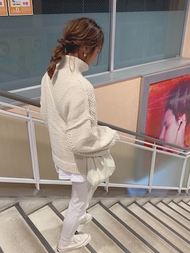 「RED CHOP WORKS（レッドチョップワークス）のアイテム」を使った、kayoさん（レディース・164cm）の冬コーディネート
