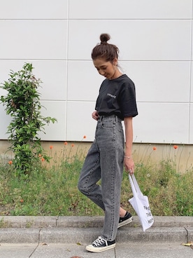「OFFSHORE（オフショア）のアイテム」を使った、kayoさん（レディース・164cm）の春コーディネート
