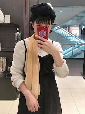 「H&M（エイチ・アンド・エム）のアイテム（ワンピース/ドレス）」を使った、__Lilicatさん（レディース・152cm）の冬コーディネート