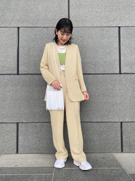 阪本（sakamoto）さん（レディース・161cm）の春コーディネート