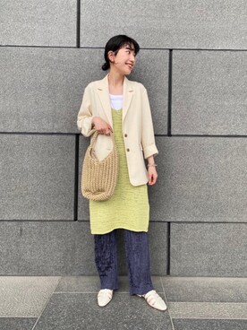 阪本（sakamoto）さん（レディース・161cm）の春コーディネート