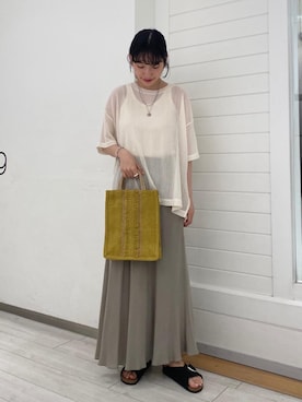 阪本（sakamoto）さん（レディース・161cm）の春コーディネート