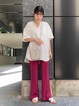 阪本（sakamoto）さん（レディース・161cm）の春コーディネート