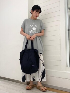 阪本（sakamoto）さん（レディース・161cm）の夏コーディネート