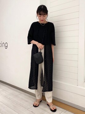 阪本(sakamoto)さん(レディース・161cm)の夏コーディネート