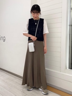 阪本（sakamoto）さん（レディース・161cm）の夏コーディネート