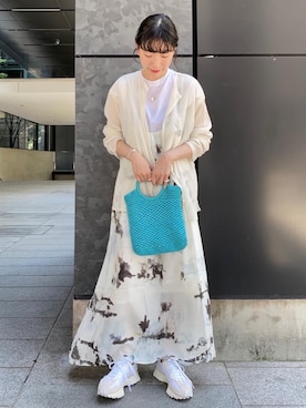 「RECOMMEND  ITEM STYLING」｜「アイテム（ワンピース/ドレス）」を使った、阪本（sakamoto）さん（レディース・161cm）の夏コーディネート