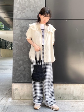 阪本（sakamoto）さん（レディース・161cm）の夏コーディネート