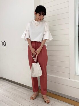 阪本（sakamoto）さん（レディース・161cm）の夏コーディネート