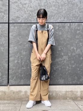「RECOMMEND  ITEM STYLING」｜「アイテム（オールインワン・サロペット）」を使った、阪本（sakamoto）さん（レディース・161cm）の夏コーディネート