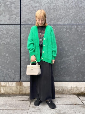 「Ch!iii BAG（チーバック）のアイテム」を使った、阪本（sakamoto）さん（レディース・161cm）の秋コーディネート