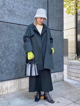 「LAURA DI MAGGIO（ローラディマッジオ）のアイテム」を使った、阪本（sakamoto）さん（レディース・161cm）の秋コーディネート