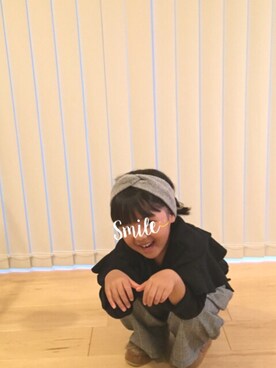「wearhalloween2017」｜「アイテム（モカシン/デッキシューズ）」を使った、ma＊chanさん（キッズ・100cm）の秋コーディネート
