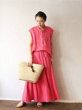 plage（プラージュ）の「Linen Sleeveless シャツ◇（シャツ/ブラウス
