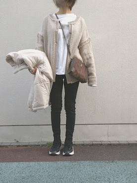 「tiptop」｜rimaさん（レディース・160cm）の冬コーディネート