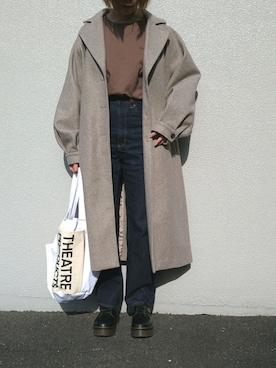 rimaさん（レディース・160cm）の冬コーディネート