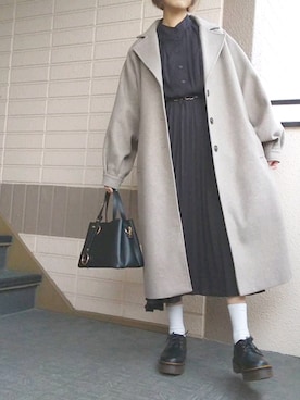 rimaさん（レディース・160cm）の冬コーディネート