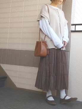 rimaさん（レディース・160cm）の冬コーディネート