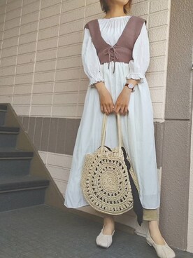 rimaさん（レディース・160cm）の春コーディネート