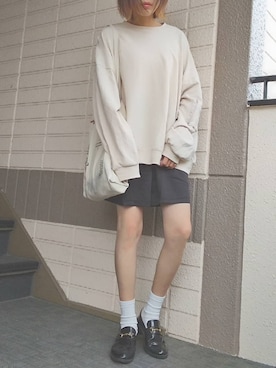 「Candy Beans（キャンディビーンズ）のアイテム」を使った、rimaさん（レディース・160cm）の春コーディネート