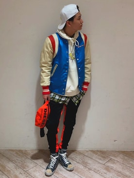 Hanedaさん（メンズ・181cm）の春コーディネート