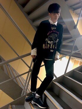 メンズ ネックレスを使ったメンズ人気ファッションコーディネート Wear