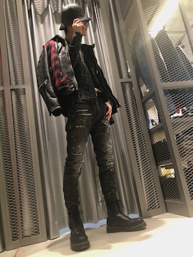 Hanedaさん（メンズ・181cm）の冬コーディネート