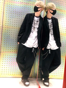 Hanedaさん（メンズ・181cm）の夏コーディネート