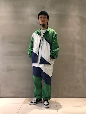 「ストリートファッション」｜「アイテム（ブルゾン）」を使った、小川 礼偉さん（メンズ・169cm）の秋コーディネート