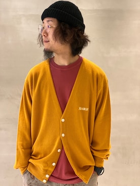 「ヒゲメガネ」｜小川 礼偉さん（メンズ・169cm）の秋コーディネート