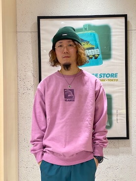 「エクストララージ」｜「アイテム（アクセサリー）」を使った、小川 礼偉さん（メンズ・169cm）の春コーディネート