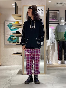 小川 礼偉さん（メンズ・170cm）の冬コーディネート